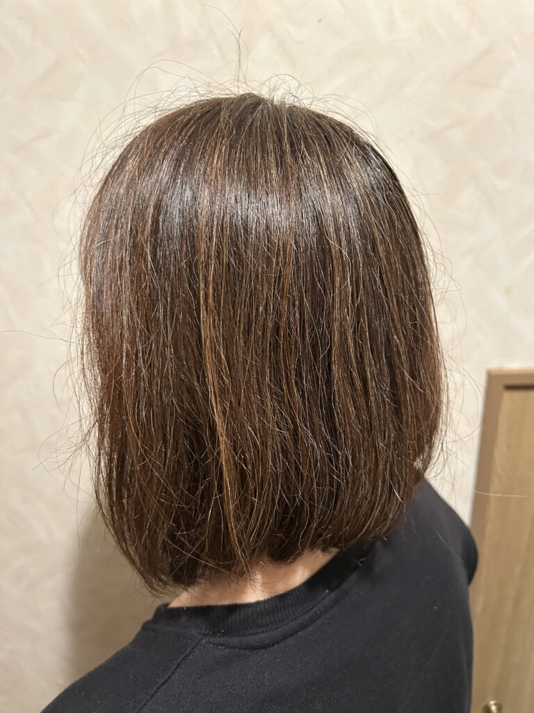 エポプレミアムヘマチン使用前の髪写真