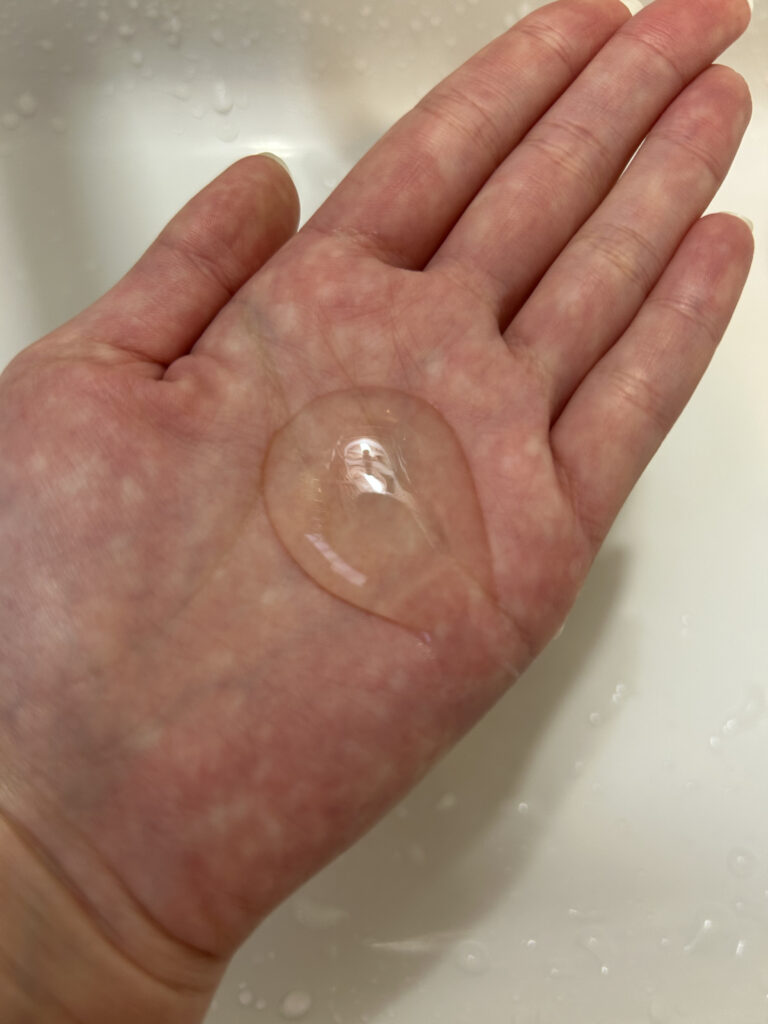 フエッタリッチシャンプーのテクスチャー